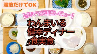 【冷凍保存で長持ち】わんまいるって高いの?健幸ディナー5食実食レビュー|2児ママの本音感想